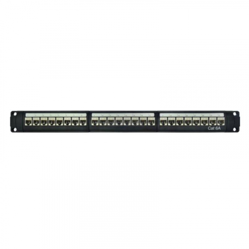Патч-панель модульная 19дюйм 1U CAT6A 24 порта RJ45 экранир. DKC RN6APPF24 Патч-панель модульная 19дюйм 1U CAT6A 24 порта RJ45 экранир. DKC RN6APPF24