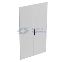 Дверь сплошная двустворчатая для шкафов OptiBox M ВхШ 2200х800мм КЭАЗ 306671