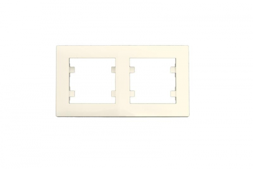 Рамка 2-м Karea RIZZ крем Makel 88010702 Рамка 2-м Karea RIZZ крем Makel 88010702