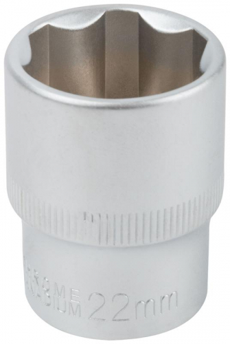 Головка шестигранная CrV 1/2дюйм 22мм FIT 62052 фото 2