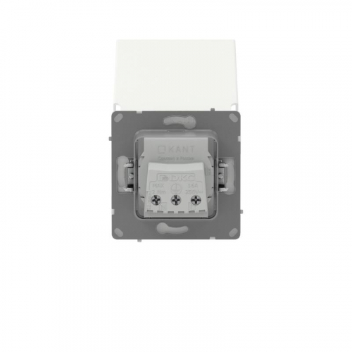 Розетка силовая KANT IP44 2P+E защ. шторки с крышкой бел. магнолия DKC 7000013 фото 3 Розетка силовая KANT IP44 2P+E защ. шторки с крышкой бел. магнолия DKC 7000013 фото 3