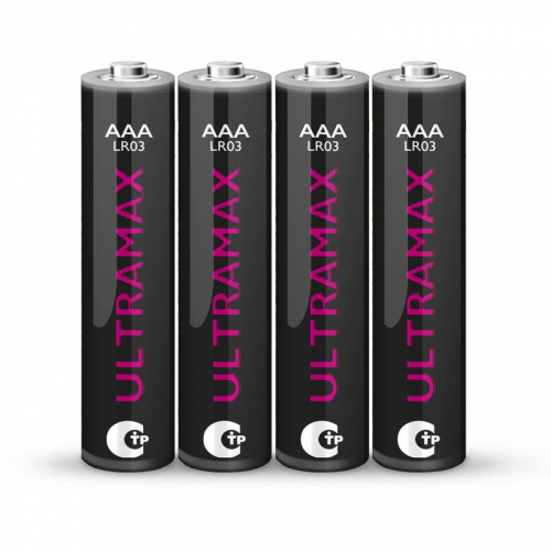 Элемент питания алкалиновый AAA/LR03 1.5В ULTRAMAX LR03UM-B4 BL-4 (уп.4шт) ФАZА 5043084 фото 2 Элемент питания алкалиновый AAA/LR03 1.5В ULTRAMAX LR03UM-B4 BL-4 (уп.4шт) ФАZА 5043084 фото 2