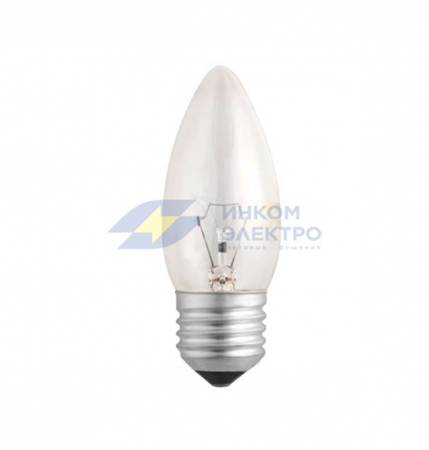 Лампа накаливания B35 240V 60W E27 clear JazzWay 3320331 Лампа накаливания B35 240V 60W E27 clear JazzWay 3320331