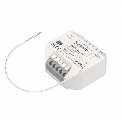 Диммер TY-102-72-PS-IN 12-48В 2х5А TUYA Wi-Fi 433Mhz IP20 пластик INTELLIGENT ARLIGHT 045359