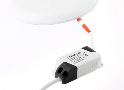 Светильник светодиодный LTL-5040-03 25Вт встраив. с БП бел. Ultraflash 14289 фото 6