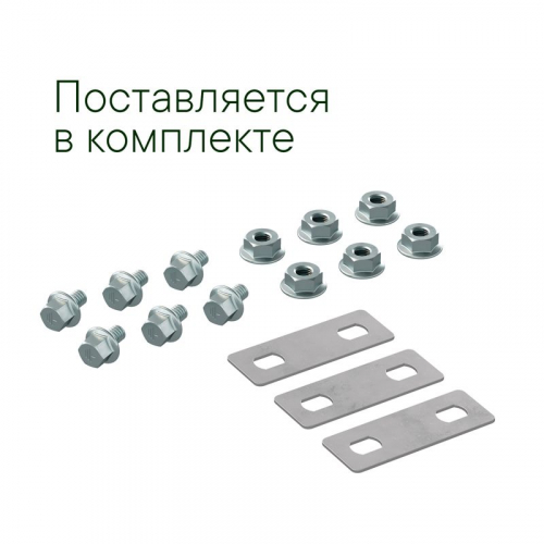 Крышка на Т-ответвитель осн.500 R600 в комплекте с крепеж. эл. и соединения пластинами для монтажа гор. оцинк. DKC LK0506KHDZ фото 2