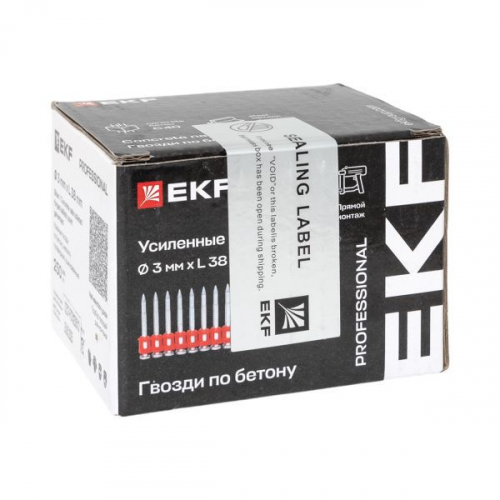 Гвоздь кованый по бетону металлу Bullet Type 3х38 цинк. (уп.250шт) EKF cpn-3038bp фото 5