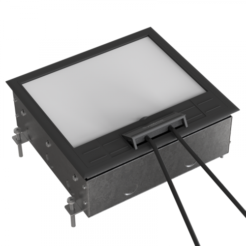 Люк MultiDesk MDK10 на 12мод. IP40 с монтажной коробкой для бетонных полов SE MDK10212 фото 6