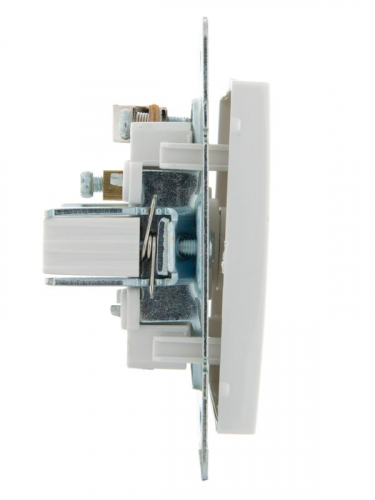 Розетка телевизионная оконечная TV СП Rain 16А IP20 механизм бел. LEZARD 703-0288-130 фото 3
