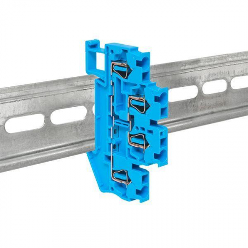 Колодка клеммная ST-2.5 26А пружинная двойн. син. EKF plc-jxb-st-2.5-4-2-blue фото 4 Колодка клеммная ST-2.5 26А пружинная двойн. син. EKF plc-jxb-st-2.5-4-2-blue фото 4