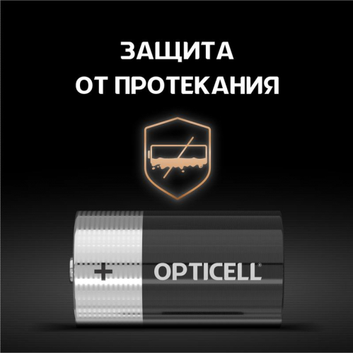 Элемент питания алкалиновый D/LR20 1.5В (блист. 2шт) Basic Opticell 5051005/6051005 фото 3 Элемент питания алкалиновый D/LR20 1.5В (блист. 2шт) Basic Opticell 5051005/6051005 фото 3