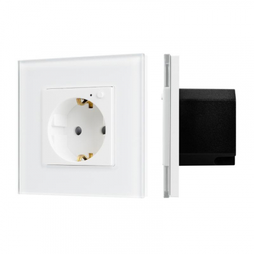 Розетка 1-м СП SCT-OMALI-EUZB1-PL-WH 16А IP20 240В с Zigbee управлением Arlight 050215 Розетка 1-м СП SCT-OMALI-EUZB1-PL-WH 16А IP20 240В с Zigbee управлением Arlight 050215