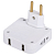 Разветвитель электрический 2-м 10А SPF-2-FL-USB 2USB поворотн. бел. Эра Б0069089