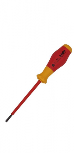 Отвертка диэлектрическая шлицевая SL4.0х0.8х100 Felo 91304090 фото 5