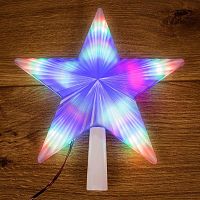 Фигура светодиодная "Звезда" на елку 22см 31LED RGB 2Вт IP20 Neon-Night 501-001