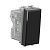 Переключатель модульный 1-кл. 1мод. Avanti "Черный квадрат" 16А IP20 черн. DKC 4402111