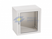 Шкаф телекоммуникационный навесной 9U (500х600х400) дверь стекло DKC R5STI0940GS