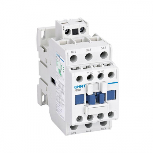 Контактор NC8-38/W 3п 38А кат. 100-250В AC/DC 1НО+1НЗ (R) CHINT 572314