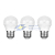 Лампа светодиодная 7.5Вт GL шар 6500К E27 713лм (уп.3шт) Rexant 604-036-3