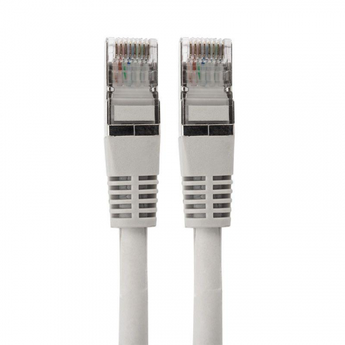 Патч-корд F/UTP кат.6 RJ45-RJ45 LSZH экранир. 5м сер. Rexant 18-8107-1 фото 2