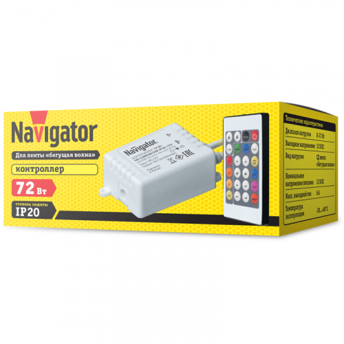 Контроллер 71 364 ND-CMRGB72IR-IP20-12V для NLS-"Бегущая волна" Navigator 71364 фото 3