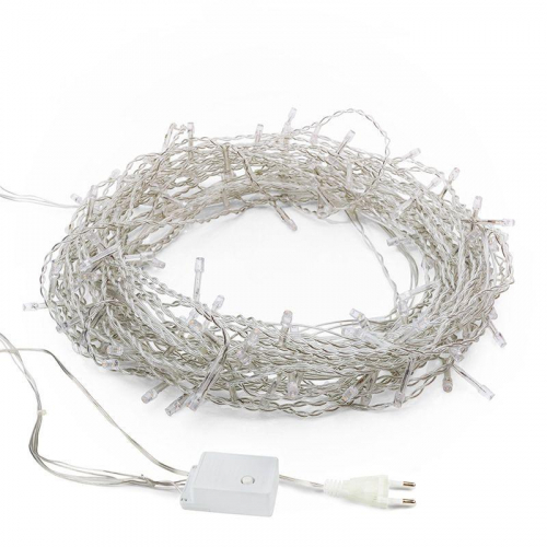 Гирлянда светодиодная "Светодиодный Дождь" 2.5х2м 300LED бел. 16Вт 230В IP20 свечение с динамикой провод прозр. Neon-Night 235-055 фото 12