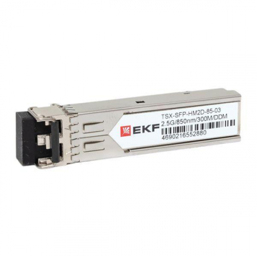 Модуль SFP SFP-HM2D-85-20 2.5 2.5Гб двойн. многомодовое оптоволокно 850нм дальность 300м TSX EKF TSX-SFP-HM2D-85-03 Модуль SFP SFP-HM2D-85-20 2.5 2.5Гб двойн. многомодовое оптоволокно 850нм дальность 300м TSX EKF TSX-SFP-HM2D-85-03
