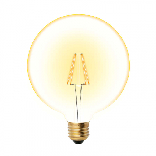 Лампа светодиодная LED-G125-8W/GOLDEN/E27 GLV21GO Vintage форма "шар" зол. колба упак. картон Uniel UL-00002358 Лампа светодиодная LED-G125-8W/GOLDEN/E27 GLV21GO Vintage форма "шар" зол. колба упак. картон Uniel UL-00002358