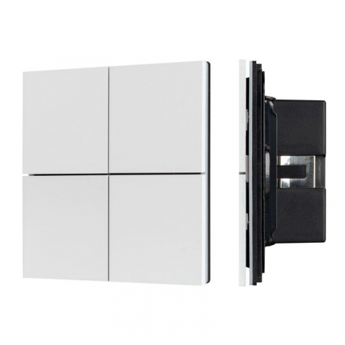 Панель кнопочная KNX-304-23-IN White (BUS Frameless) (IP20 металл) INTELLIGENT ARLIGHT 038365 Панель кнопочная KNX-304-23-IN White (BUS Frameless) (IP20 металл) INTELLIGENT ARLIGHT 038365