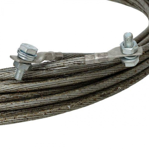 Трос стальной грозозащитный 50кв.мм (уп.25м) EKF lp-d3050 фото 2