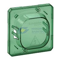 Крышка Merten для защиты выкл. и розетки от загряз. зел. SchE MTN3900-0000