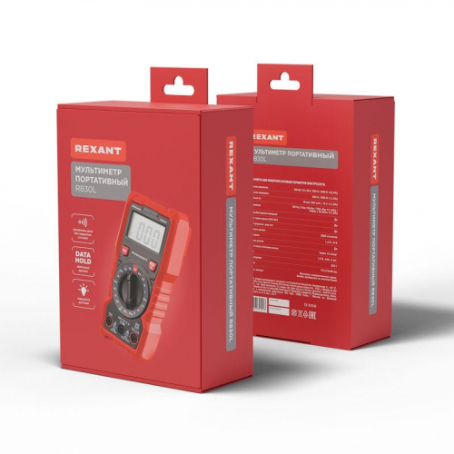Мультиметр портативный R830L Rexant 13-3106 фото 8