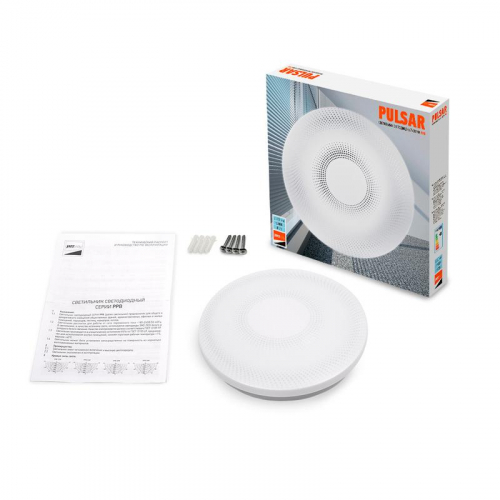 Светильник светодиодный декоративный PPB Pulsar 32Вт 6500К IP20 d320х60 настенно-потолочный бытовой JazzWay 5025042 фото 8