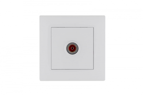 Розетка TV проходная Karea RIZZ бел. Makel 88001007 Розетка TV проходная Karea RIZZ бел. Makel 88001007