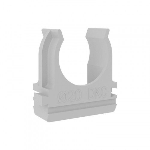 Держатель для труб (клипса) d20мм с защелкой (уп.10шт) DKC 51020R10 Держатель для труб (клипса) d20мм с защелкой (уп.10шт) DKC 51020R10