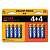 Элемент питания алкалиновый AA/LR6 1.5В MAX SUPER Alkaline (блист.8шт) KODAK Б0057080