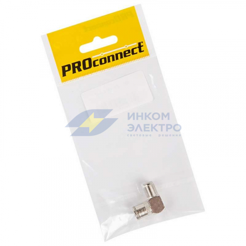 Переход гнездо F - гнездо TV угловой (инд. упак.) PROCONNECT 05-4312-4-7