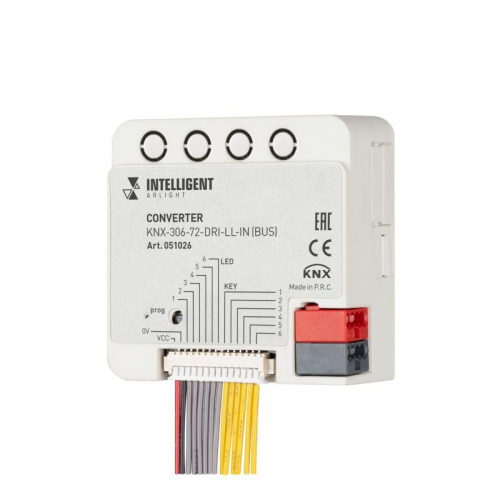 Конвертер KNX-306-72-DRI-LL-IN (BUS) IP20 пластик INTELLIGENT ARLIGHT 051026