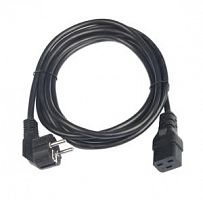 Кабель питания CEE 7/7 евровилка с заземл./разъем C19 IEC 60320 3х1.5кв.мм 250В 16А 3м черн. TLK TLK-PCC16-030