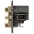 Розетка 1-м СП Elegance 14-4108-04 16А 250В 2P+E с USB type-A+C 5В-3А защ. шторки шампань Эра Б0067740