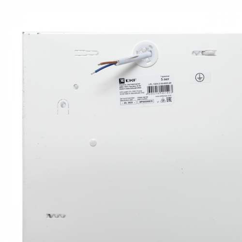 Светильник светодиодный ДВО-1001 30Вт 4000К IP40 595х595х40 призма панель EKF LPL-1001-Z-30-4000-40 фото 5