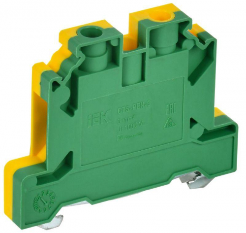 Колодка клеммная CTS-PEN ARMAFIX земля 6кв.мм желт./зел. IEK YCT11-00-K52-006 Колодка клеммная CTS-PEN ARMAFIX земля 6кв.мм желт./зел. IEK YCT11-00-K52-006