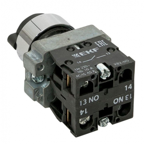 Переключатель BG33 3P 2NO с замком (не возврат.) EKF xb2-bg33 фото 5 Переключатель BG33 3P 2NO с замком (не возврат.) EKF xb2-bg33 фото 5