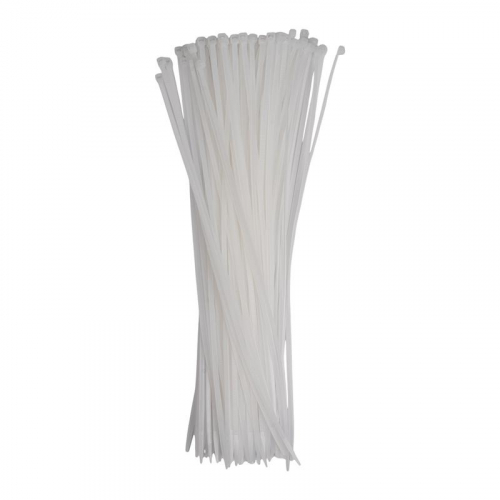 Хомут кабельный (стяжка) PCT 4.8х400-100WH 4.8х400 PA6.6 бел. (уп.100шт) JazzWay 5054097 фото 5