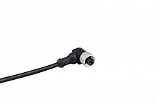 Кабель сединительный 2м с гнездом M12х4 90град. ПВХ IP68 EMAS SKM12х4DXV2