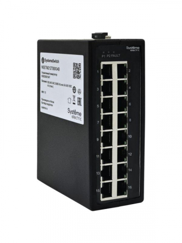Коммутатор промышленный неуправляемый Ethernet 16х10/100BaseT SE NSETU116T16X00B