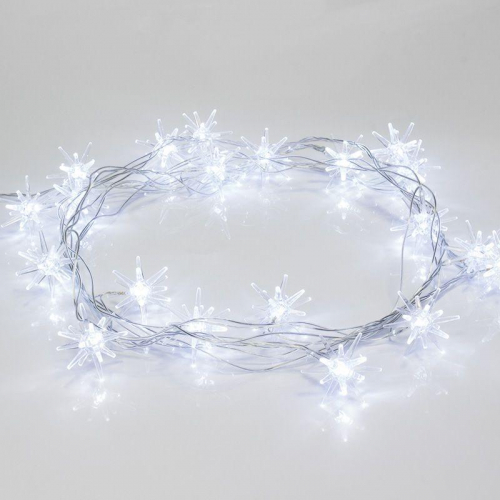 Гирлянда светодиодная "Снежинки" 2.8м 20LED бел. 1Вт IP20 Neon-Night 303-036 фото 5