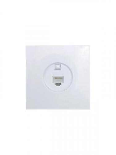 Розетка компьютерная 1-м СП ZIMA IP20 кат.5 механизм бел. LEZARD 704-0288-139 фото 3