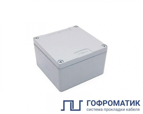 Коробка ответвительная 100х100х61 IP66/67 алюм. ГОФРОМАТИК zeta30391 Коробка ответвительная 100х100х61 IP66/67 алюм. ГОФРОМАТИК zeta30391