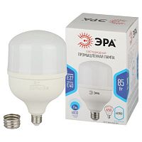 Лампа светодиодная высокомощная STD LED POWER T140-85W-4000-E27/E40 85Вт T140 колокол 4000К нейтр. бел. E27/E40 (переходник в компл.) 6800лм Эра Б0032087